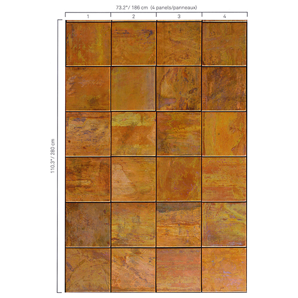 5161 27W6321 by JF Wallcovering Mural URBAN ART WALL MURALS 100% Wallpaper Germany Horizontal: and Vertical: 73.2 inches, 12 yards per roll. - Fabric Carolina -