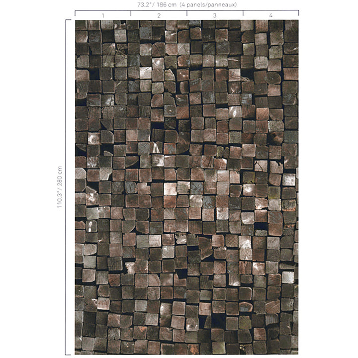 5167 38W6321 by JF Wallcovering Mural URBAN ART WALL MURALS 100% Wallpaper Germany Horizontal: and Vertical: 73.2 inches, 12 yards per roll. - Fabric Carolina -