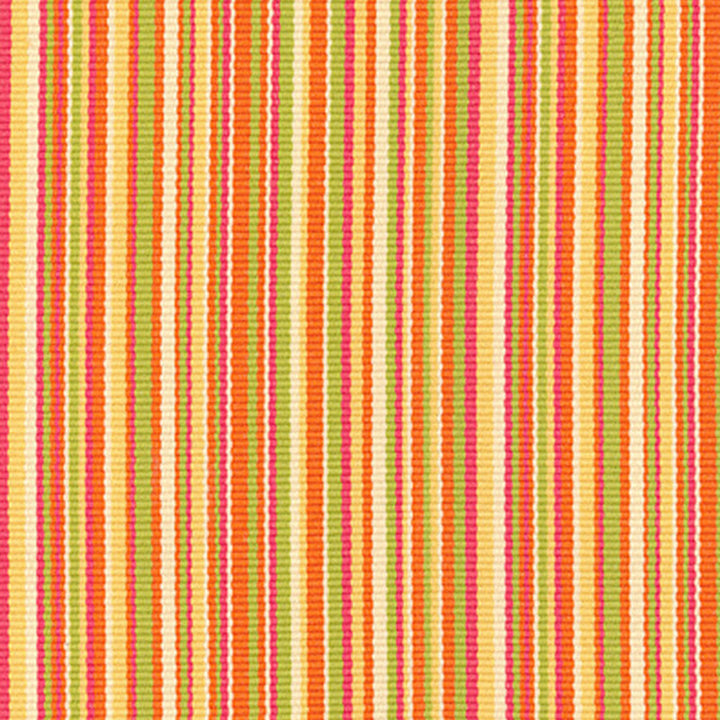 Capri Stripe Tangerine/Kiwi 51770 by Schumacher Designer Fabric PLEIN AIR S06 See Sample FRANCE NOT APPLICABLE </p><p>Repeat: Horizontal: 3 3/4" (10CM) and Vertical: - 59 5/8" WIDE (151CM) - Swanky Fabrics -