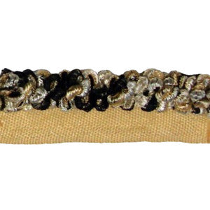 Chariot Black/Gold by Europatex Fabric