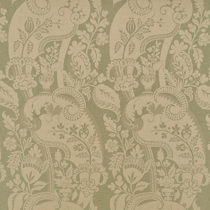 Tela Damasco Aqua 51902 by Schumacher Designer Fabric WOVENS See Sample ITALY LIGHT DUTY </p><p>Repeat: Horizontal: 24" (61CM) and Vertical: 52 1/2" (133 cm) 60" WIDE (152CM) - Swanky Fabrics -