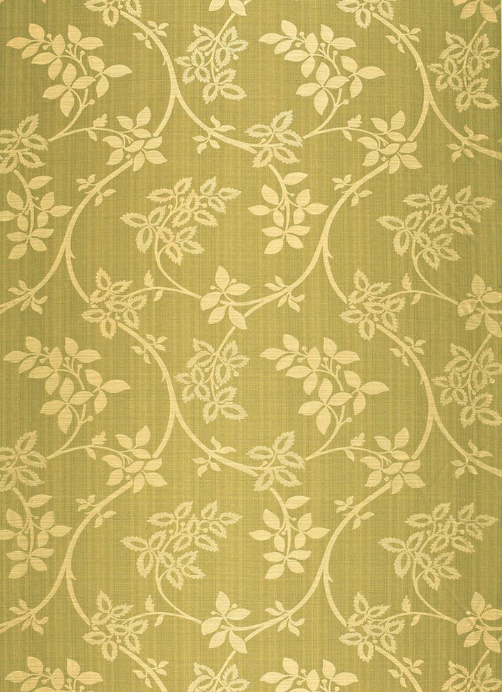 Cheverny Vine Leaf 51990 by Schumacher Designer Fabric - 43% Linen, 37% Viscose, 20% Silk Wyzenbeek 8,000 Horizontal: 27.75 and Vertical: 35.75 55.5 - Swanky Fabrics -