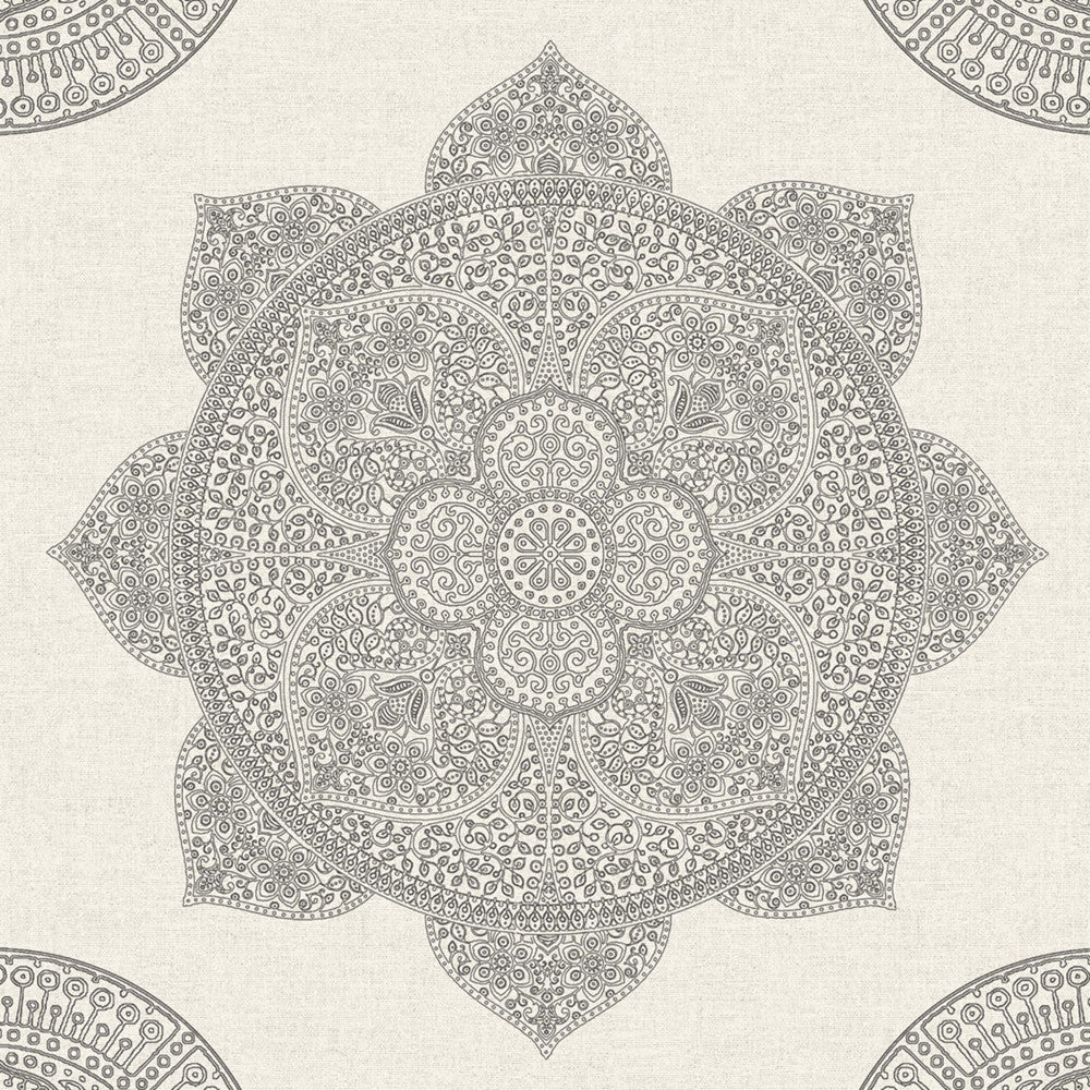 52077 33W8621 by JF Wallcovering KARMA WALLCOVERINGS 100% Wallpaper United Kingdom Horizontal: and Vertical: 25.59 20.4 inches, 11 yards per roll. - Fabric Carolina -