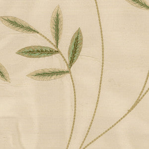 Vigne Embroidery Willow 52081 by Schumacher Fabric