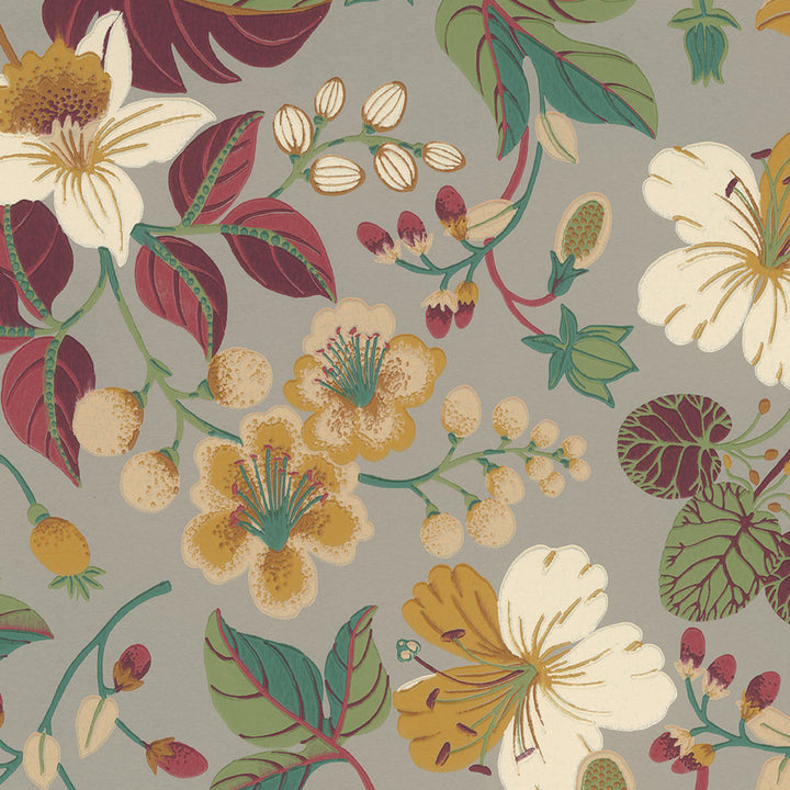 52107 22W8811 by JF Wallcovering IN BLOOM WALLCOVERINGS 100% Wallpaper United Kingdom Horizontal: and Vertical: 24.02 26.97 inches, 11 yards per roll. - Fabric Carolina -