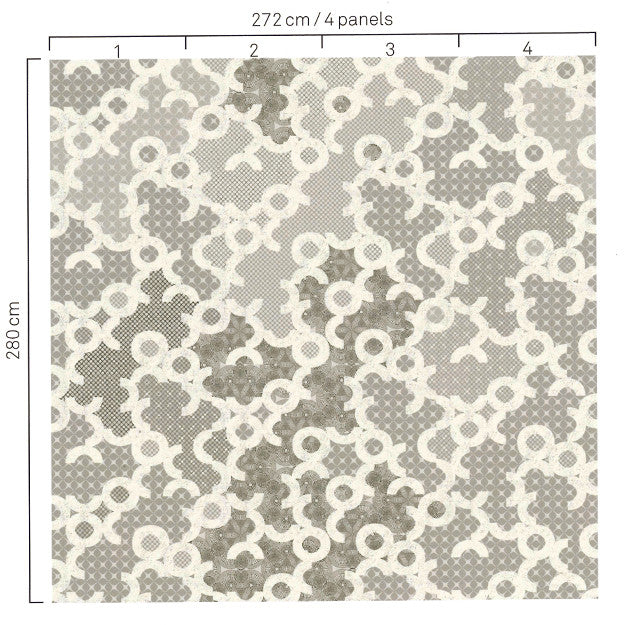 5234 52W6561 by JF Wallpaper ICONIC WALLCOVERINGS 100% Wallpaper GERMANY (see sample) Horizontal: N/A and Vertical: N/A 107.00 - Fabric Carolina -