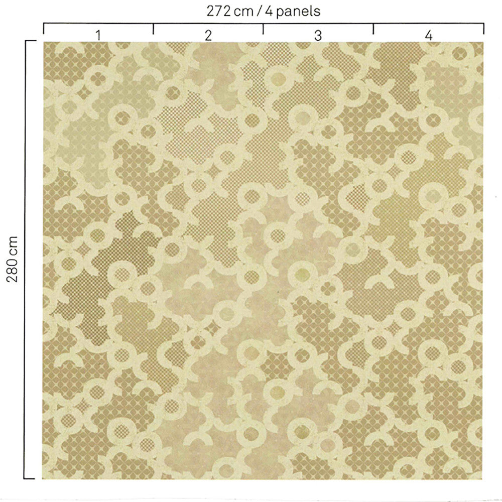 5234 32W6561 by JF Wallcovering Mural ICONIC WALLCOVERINGS 100% Wallpaper Germany Horizontal: and Vertical: 107 inches, 12 yards per roll. - Fabric Carolina -