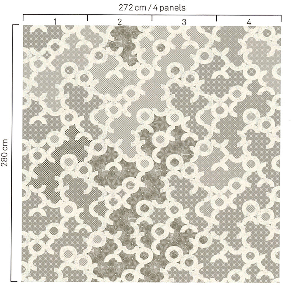 5234 52W6561 by JF Wallcovering ICONIC WALLCOVERINGS 100% Wallpaper Germany Horizontal: and Vertical: 107 - Fabric Carolina -