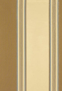 Ava Silk Stripe Mocha 52370 by Schumacher Fabric