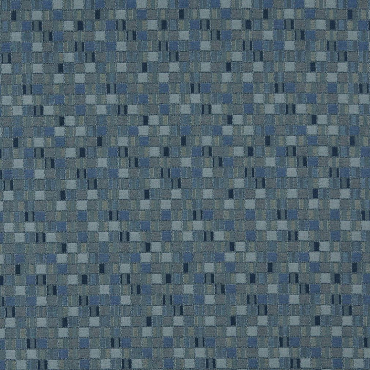 5261 Denim by Charlotte Fabric Decorative Durables IX 100% Woven Polyester Made In USA Exceeds 100,000 Wyzenbeek Rubs (Heavy Duty) Horizontal: 4.5" x Vertical: 4.5" 54 Inches - Fabric Carolina -
