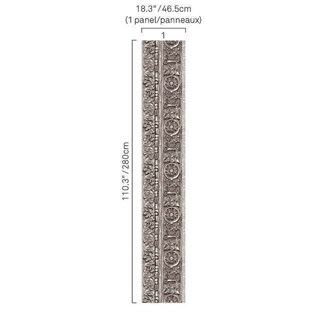 5262 96W7631 by JF Wallpaper ANTIQUITY WALLCOVERINGS 100% Wallpaper GERMANY (see sample) Horizontal: N/A and Vertical: N/A 18.30 - Fabric Carolina -