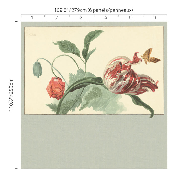 5264 74W7631 by JF Wallcovering Mural ANTIQUITY WALLCOVERINGS 100% Wallpaper Germany Horizontal: and Vertical: 109.8 inches, 18 yards per roll. - Fabric Carolina -