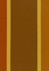 Olivia Silk Stripe Sienna 52702 by Schumacher Fabric