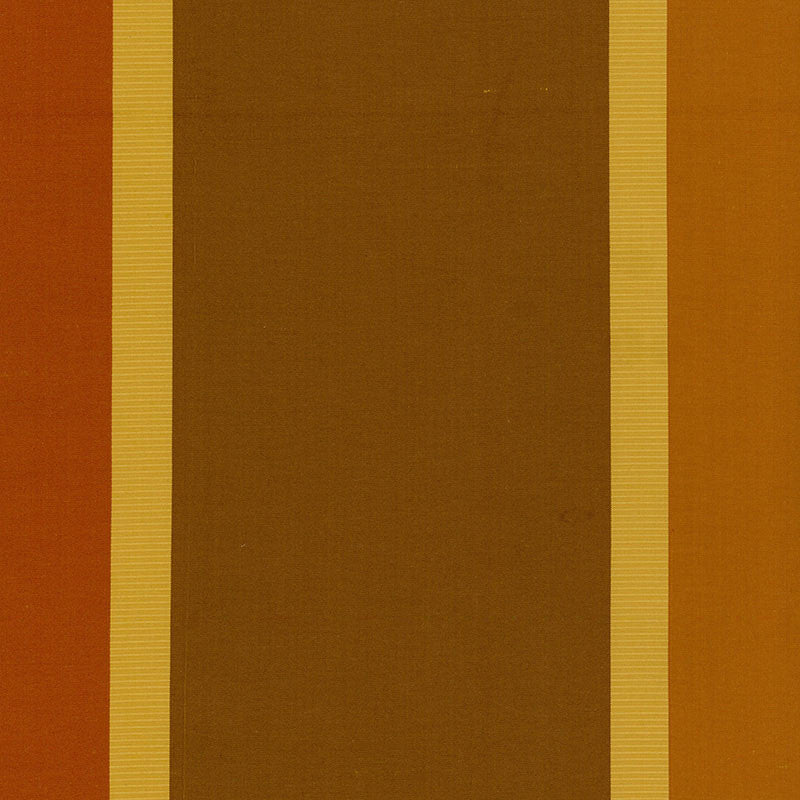Olivia Silk Stripe Sienna 52702 by Schumacher Fabric PERENNIAL FAVORITES SILK 100% INDIA </p><p>Repeat: Horizontal: 27" (69CM) and Vertical: 54 - Fabric Carolina -