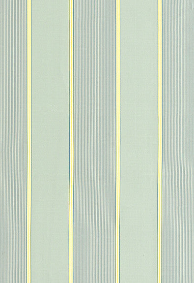Sophia Silk Stripe Aqua 52710 by Schumacher Fabric COLLECTION-NAME-TBA-52710 100% Silk - Horizontal: 6 and Vertical: - 54.25 - Fabric Carolina -