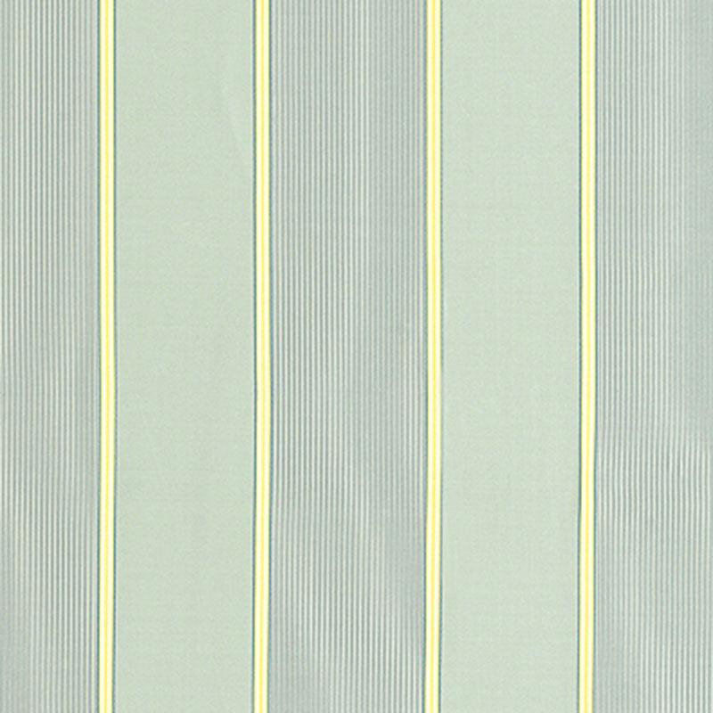 Sophia Silk Stripe Aqua 52710 by Schumacher Designer Fabric BEEKMAN SILKS (STRIPES) F06 See Sample INDIA NOT APPLICABLE </p><p>Repeat: Horizontal: 6" (15CM) and Vertical: - 54 2/8" WIDE (138CM) - Swanky Fabrics -