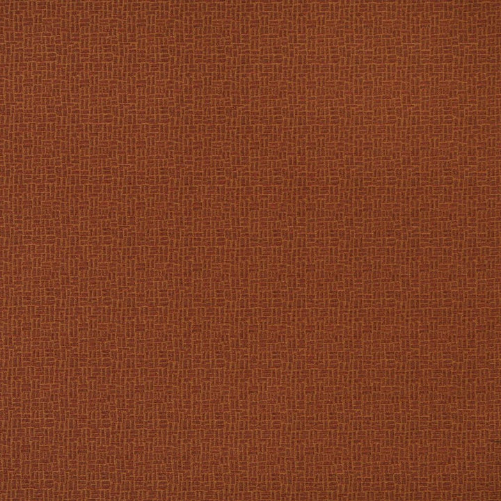 5275 Rust by Charlotte Fabric Decorative Durables IX 100% Woven Polyester Made In USA Exceeds 100,000 Wyzenbeek Rubs (Heavy Duty) Horizontal: 2.5" x Vertical: 2.5" 54 Inches - Fabric Carolina -
