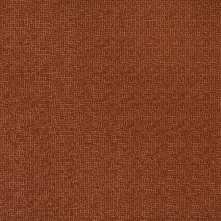 5275 Rust by Charlotte Designer Fabric Decorative Durables IX 100% Woven Polyester Made In USA Exceeds 100,000 Wyzenbeek Rubs (Heavy Duty) Horizontal: 2.5" x Vertical: 2.5" 54 Inches - Swanky Fabrics -