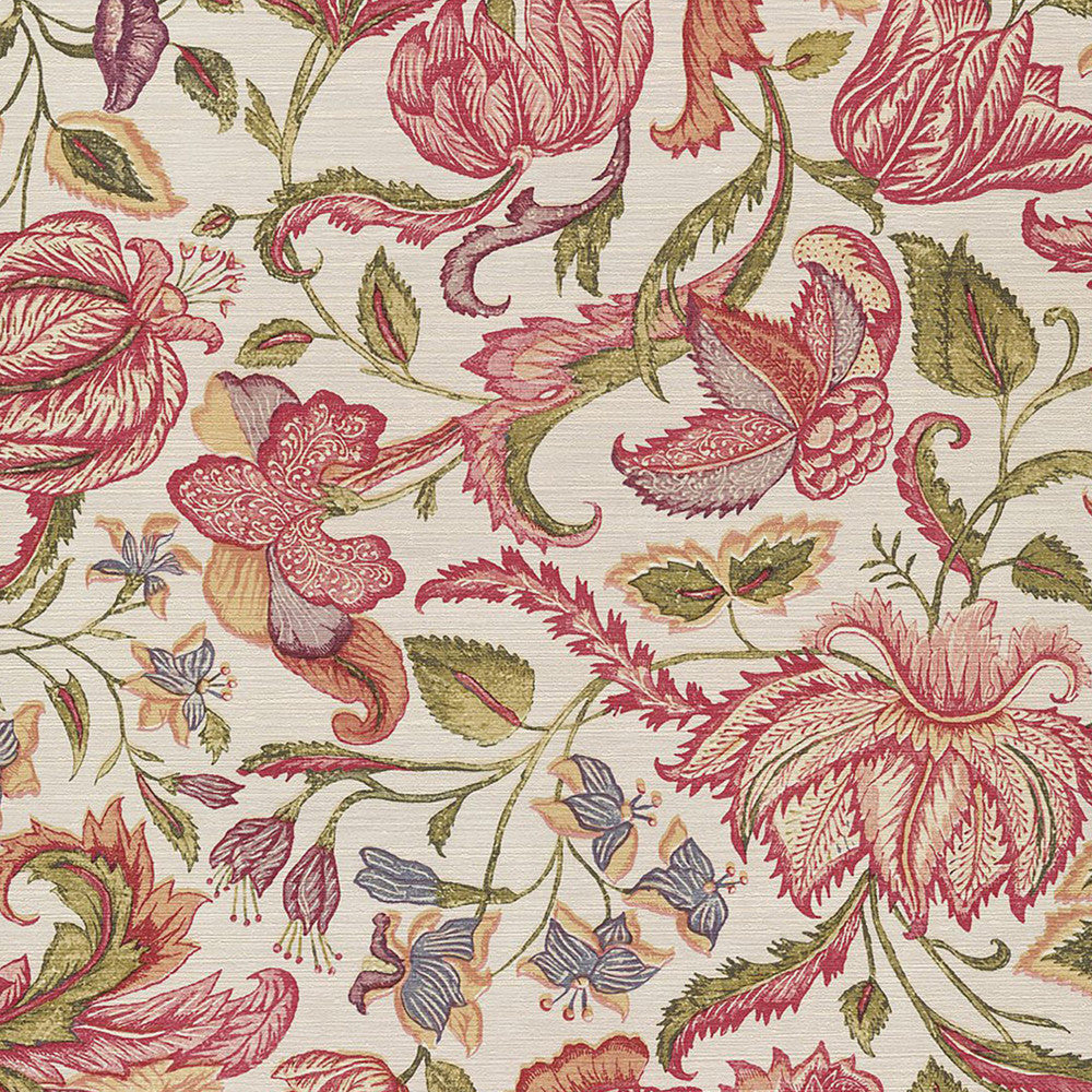 5293 92W8251 by JF Wallcovering BOHO CHIC WALLCOVERINGS 100% Wallpaper Italy Horizontal: 25.2 and Vertical: Y 20.5 - Fabric Carolina -