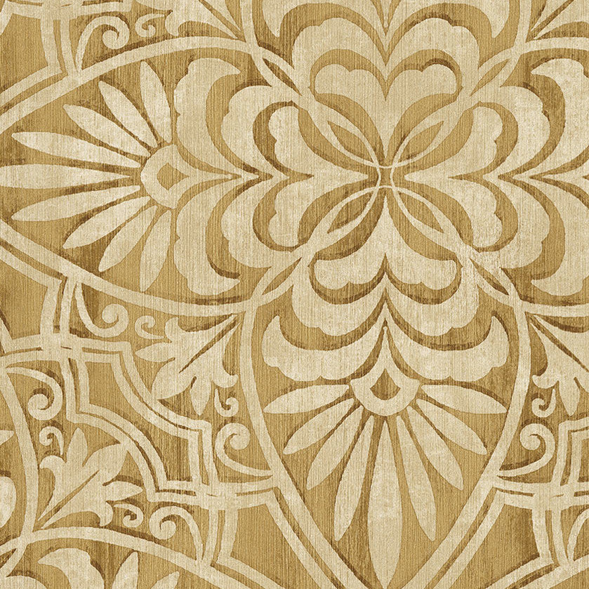 5299 18W8251 by JF Wallpaper BOHO CHIC WALLCOVERINGS 100% Wallpaper ITALY (see sample) Horizontal: N/A and Vertical: 20.900 20.50 - Fabric Carolina -
