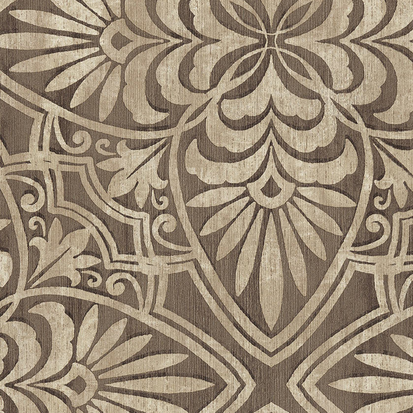 5299 37W8251 by JF Wallpaper BOHO CHIC WALLCOVERINGS 100% Wallpaper ITALY (see sample) Horizontal: N/A and Vertical: 20.900 20.50 - Fabric Carolina -