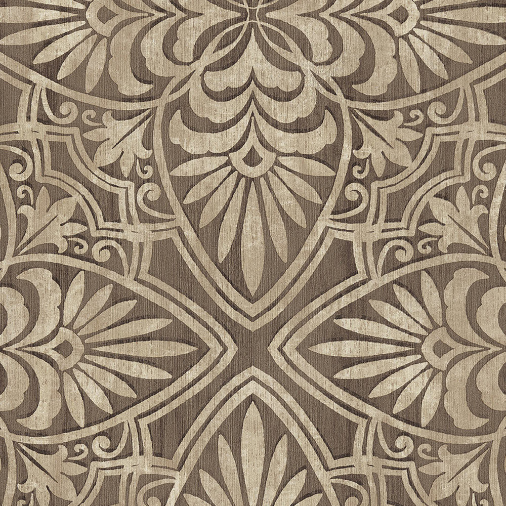 5299 37W8251 by JF Wallcovering BOHO CHIC WALLCOVERINGS 100% Wallpaper Italy Horizontal: and Vertical: 20.9 20.5 inches, 11 yards per roll. - Fabric Carolina -