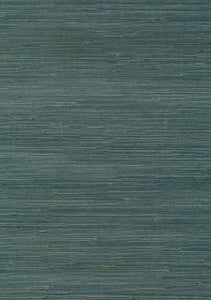 Jurou Teal Grasscloth Wallpaper by Kenneth James
