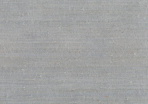 Rei Light Grey Grasscloth Wallpaper by Kenneth James