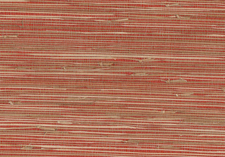 Rio Brick Grasscloth Wallpaper by Kenneth James Jiangsu Grasscloth Covers about 72 square feet 36-in by 24-ft long roll Unpasted 0 - Fabric Carolina -