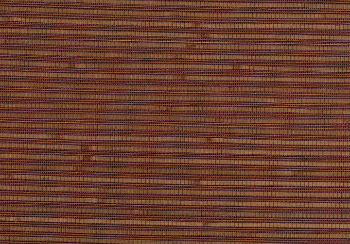 Shou Burgundy Grasscloth Wallpaper by Kenneth James Jiangsu Grasscloth Covers about 72 square feet 36-in by 24-ft long roll Unpasted 0 - Fabric Carolina -