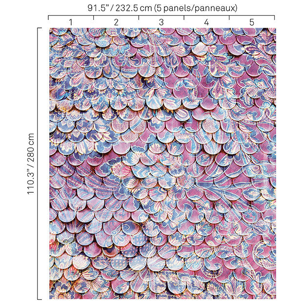 5338 57W8251 by JF Wallpaper BOHO CHIC WALLCOVERINGS 100% Wallpaper GERMANY (see sample) Horizontal: N/A and Vertical: N/A 91.30 - Fabric Carolina -