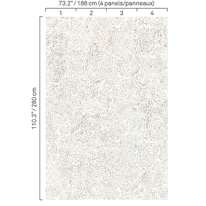 5341 92W8251 by JF Wallcovering BOHO CHIC WALLCOVERINGS 100% Wallpaper Germany Horizontal: and Vertical: N 73.2 - Fabric Carolina -
