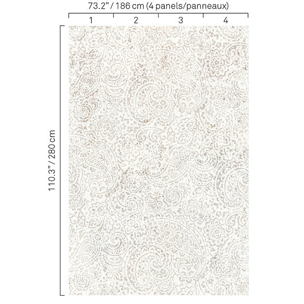 5341 92W8251 by JF Wallpaper BOHO CHIC WALLCOVERINGS 100% Wallpaper GERMANY (see sample) Horizontal: N/A and Vertical: N/A 73.20 - Fabric Carolina -
