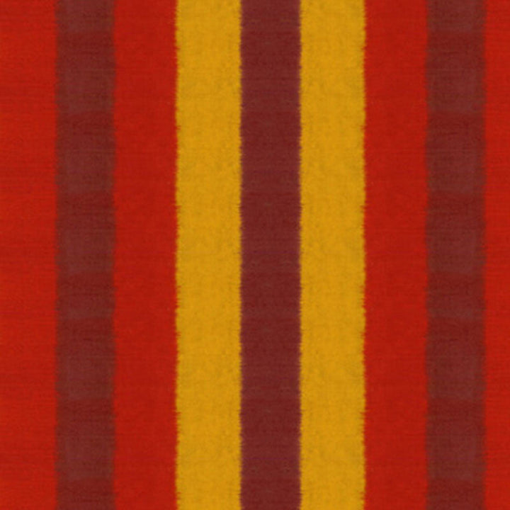 Kareena Ikat Stripe Henna 54021 by Schumacher Designer Fabric BEEKMAN SILKS (STRIPES) F06 See Sample INDIA NOT APPLICABLE </p><p>Repeat: Horizontal: 26 3/4" (68CM) and Vertical: - 53 1/2" WIDE (136CM) - Swanky Fabrics -