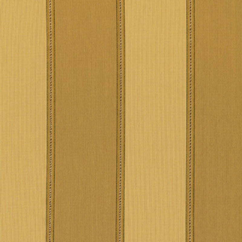 Fitzroy Stripe Khaki/Sisal 54042 by Schumacher Designer Fabric AVINGTON PARK COTTON 85% VISCOSE 15% ITALY WYZENBEEK 6,000 </p><p>Repeat: Horizontal: 13 7/8" (35CM) and Vertical: 55.5 - Swanky Fabrics -