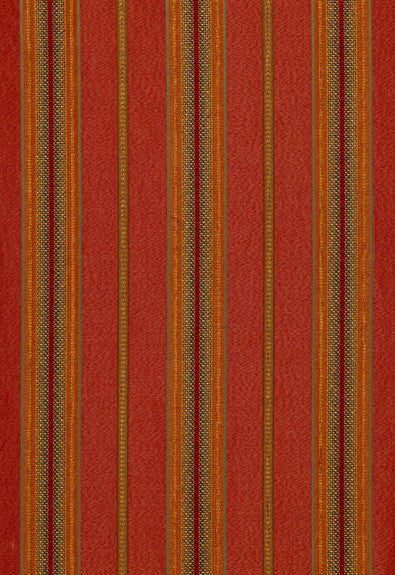 Sinclair Chenille Stripe Rouge 54060 by Schumacher Fabric Chroma 47% Viscose, 37% Cotton, 16% Linen Martindale 16,000 Horizontal: 6.875 and Vertical: - 55 - Fabric Carolina -