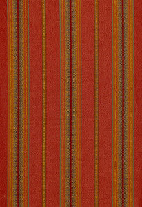 Sinclair Chenille Stripe Rouge 54060 by Schumacher Fabric