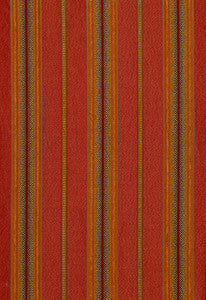 Sinclair Chenille Stripe Rouge 54060 by Schumacher Fabric