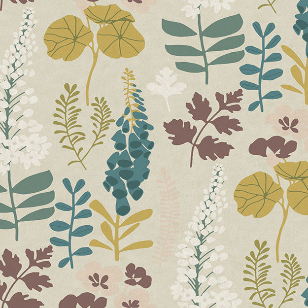 5408 76W8411 by JF Wallpaper BUNGALOW WALLCOVERINGS 100% Wallpaper UNITED KINGDOM (see sample) Horizontal: N/A and Vertical: 20.900 20.50 - Fabric Carolina -
