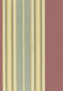 Vivien Silk Stripe Rouge 54131 by Schumacher Fabric