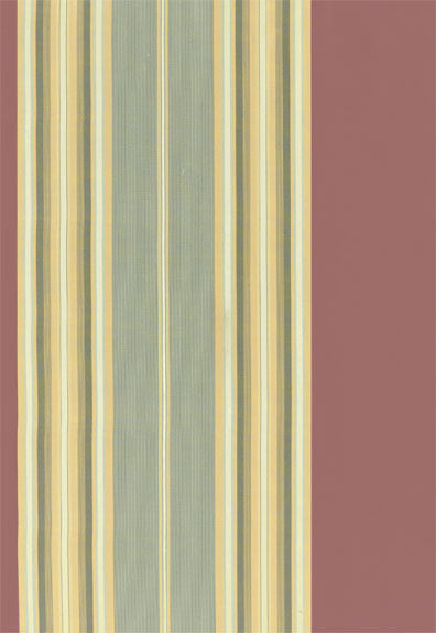 Vivien Silk Stripe Rouge 54131 by Schumacher Designer Fabric - 100% Silk - Horizontal: 13.5 and Vertical: - 54 - Swanky Fabrics -