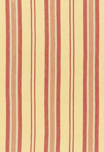 Sagaponic Linen Stripe Berry 54153 by Schumacher Fabric