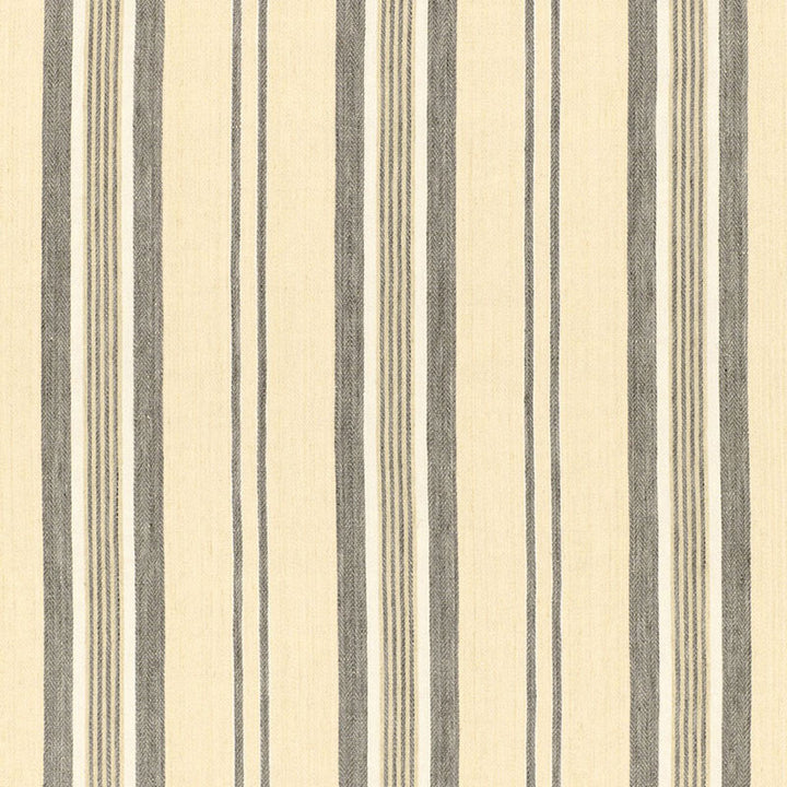 Sagaponic Linen Stripe Denim 54154 by Schumacher Fabric HAMPTON LINENS See Sample INDIA TO BE DETERMINED </p><p>Repeat: Horizontal: 6 7/8" (17CM) and Vertical: - 54 1/2" WIDE (138CM) - Fabric Carolina -