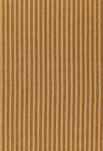Wainscott Linen Stripe Pecan 54173 by Schumacher Fabric