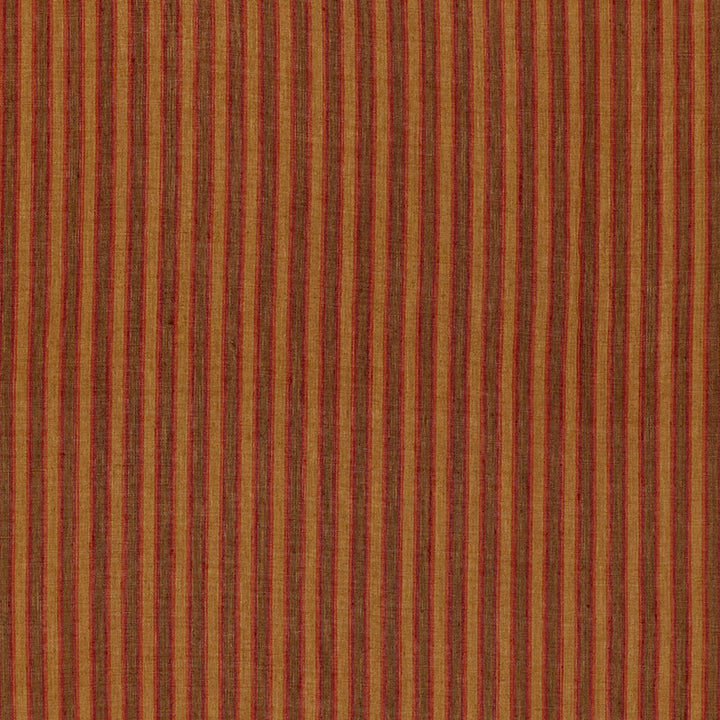 Wainscott Linen Stripe Cinnabar 54175 by Schumacher Fabric CHROMA See Sample INDIA HEAVY DUTY </p><p>Repeat: Horizontal: 7/8" (2CM) and Vertical: - 54" WIDE (137CM) - Fabric Carolina -