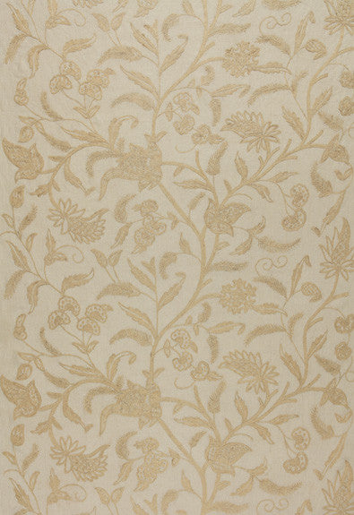 Amagansett Linen Crewel Ecru 54191 by Schumacher Fabric - 60% Linen, 40% Wool Wyzenbeek 14,000 Horizontal: 52 and Vertical: 34 54 - Fabric Carolina -