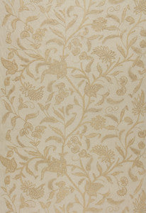 Amagansett Linen Crewel Ecru 54191 by Schumacher Fabric