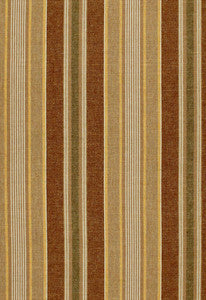 Edgemere Stripe Chocolate 54203 by Schumacher Fabric