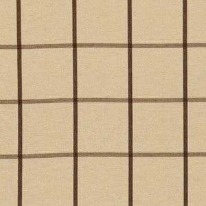 Bayview Linen Plaid Cocoa 54212 by Schumacher Fabric