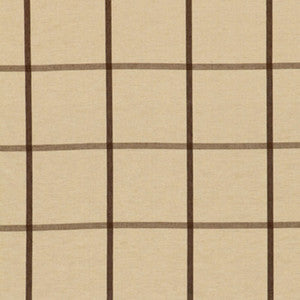 Bayview Linen Plaid Cocoa 54212 by Schumacher Fabric